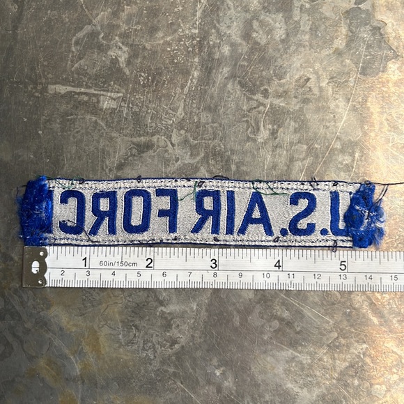 U.S. AIR FORCE blue tape patch, vintage - Picture 12 of 12